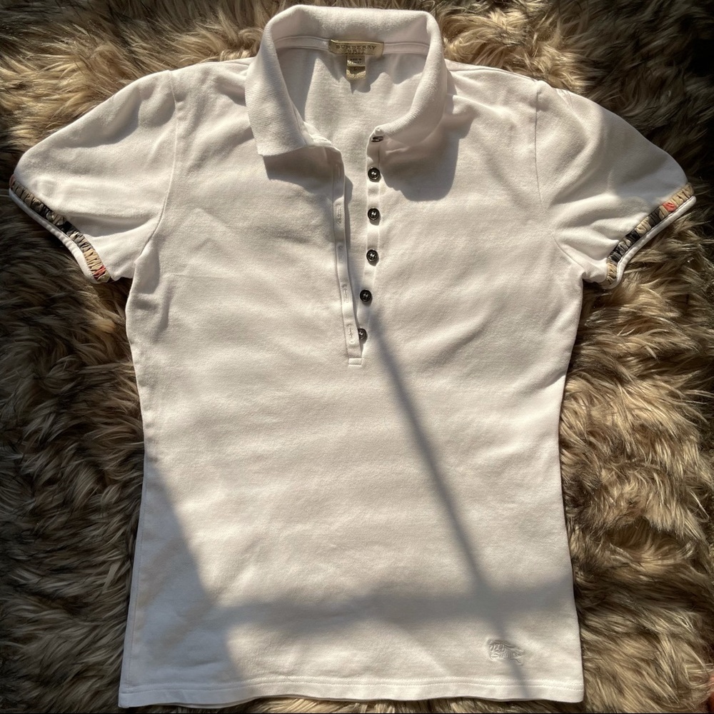 Vintage Burberry polo classic print